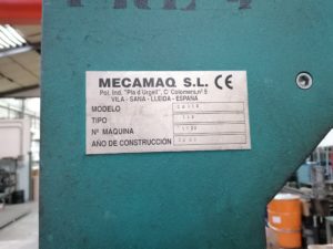Prensa hidráulica megamaq segunda mano